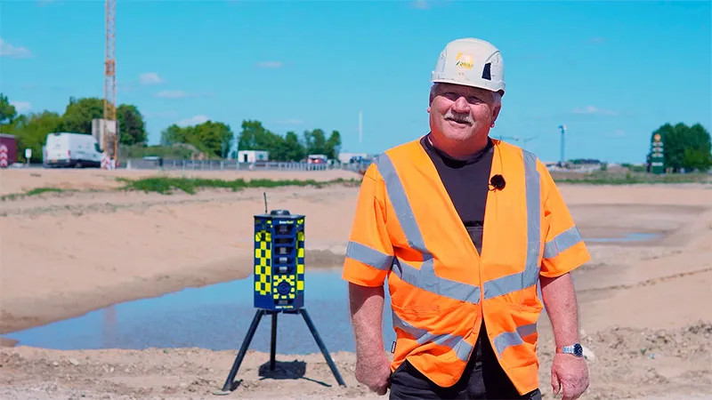 Videoproduktion til DeterTech omkring sikring af byggepladser.