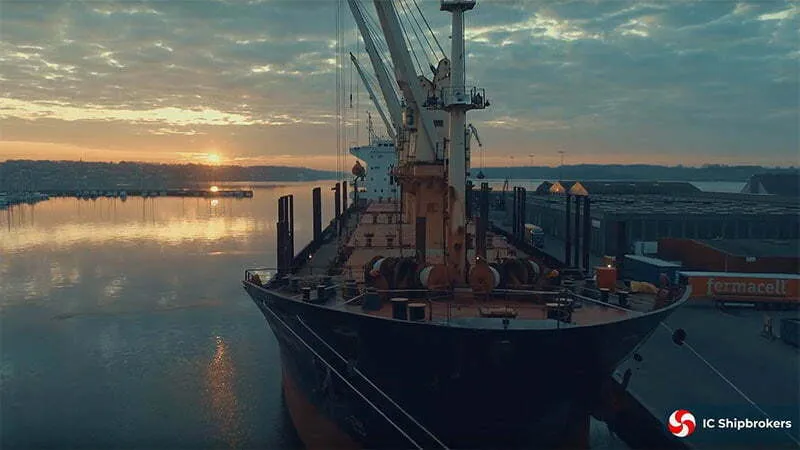 Dronevideo til IC Shipbrokers, optaget på Kolding Havn.